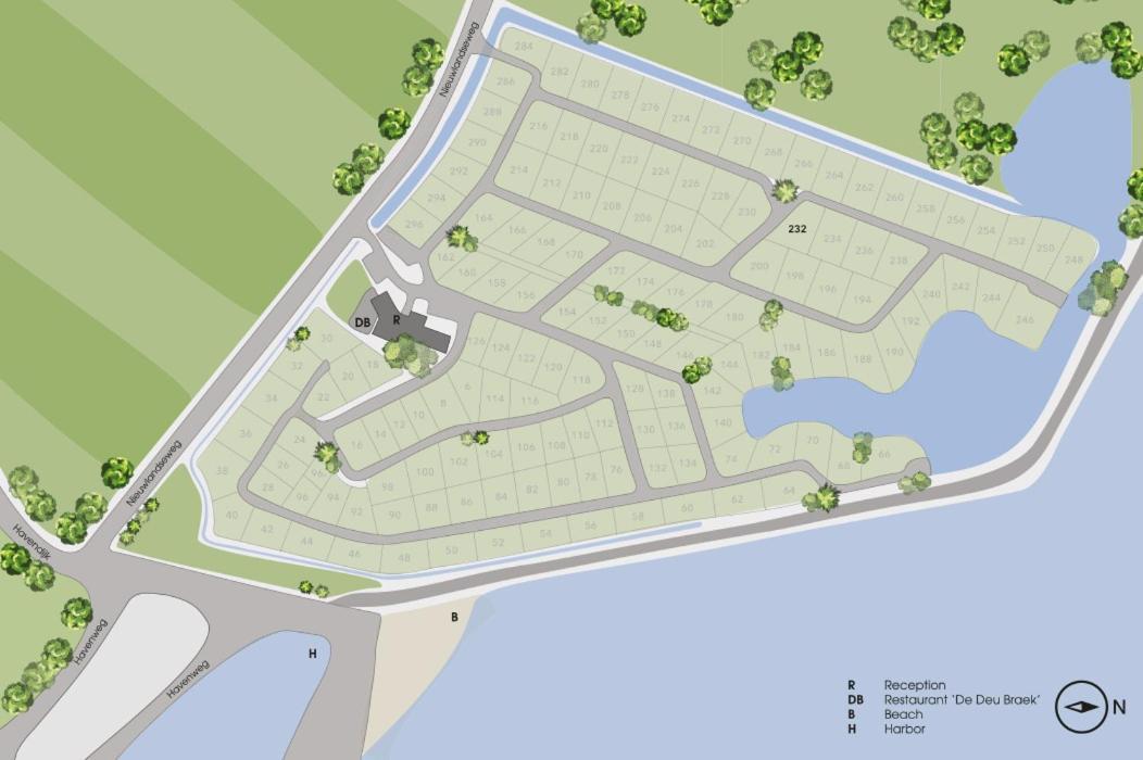 Chaletparc Krabbenkreek Zeeland - Chalet 232 Sint Annaland Zewnętrze zdjęcie